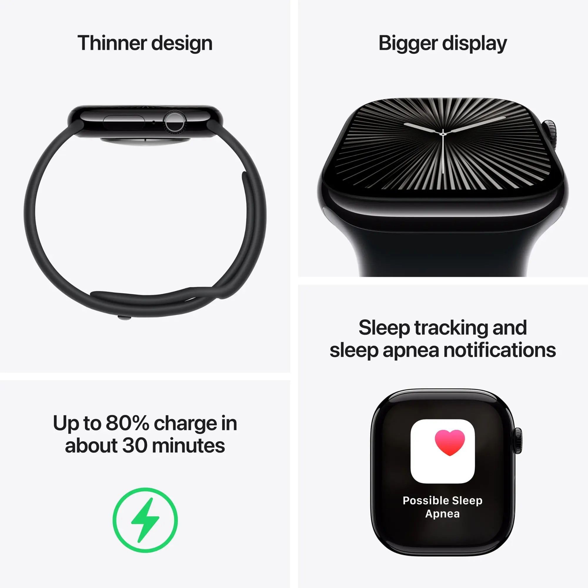Amazon.com: Apple Watch Series 10 [GPS + Cellular, 42mm] - Rose